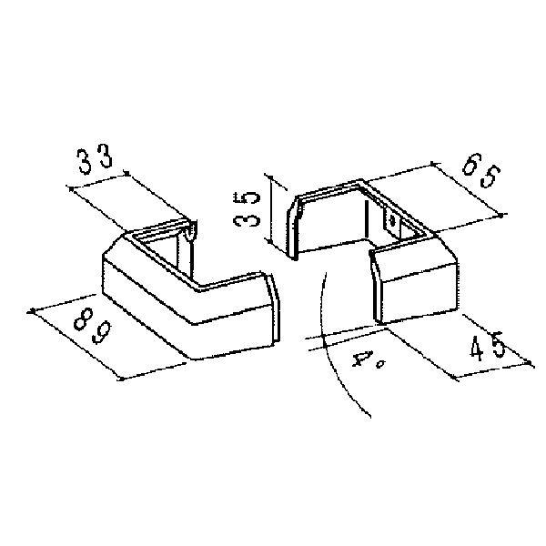 65x65角用足元カバー B-929 【100個】